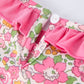 "DADDY'S GIRL" Bow Embroidered Ruffle Collar Girl Dress