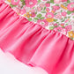 "DADDY'S GIRL" Bow Embroidered Ruffle Collar Girl Dress