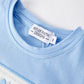 "I ❤ MOMMY" Embroidery Smocking Baby Boys Striped Shorts Set