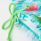 "Crocodile" Green Girls' Swimsuit