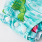 "Crocodile" Green Girls' Swimsuit